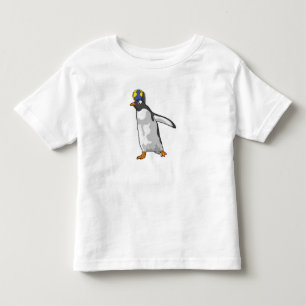 T-shirt Pour Les Tous Petits Handball joueur de pingouin Handball