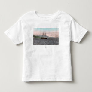 T-shirt Pour Les Tous Petits Harborview de baie et de Mt. Tamalpais