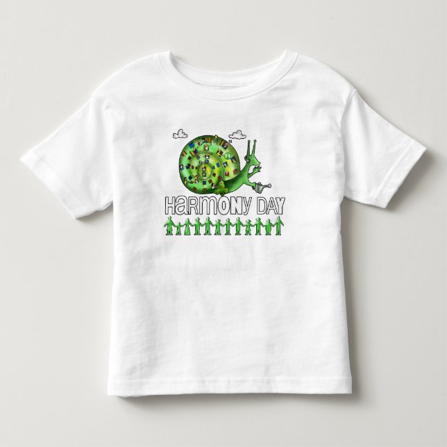 T-shirt Pour Les Tous Petits Harmony Day Australia  (Devant)