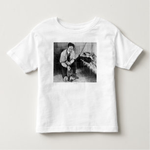 T-shirt Pour Les Tous Petits Harry Houdini environ à échapper de la prison