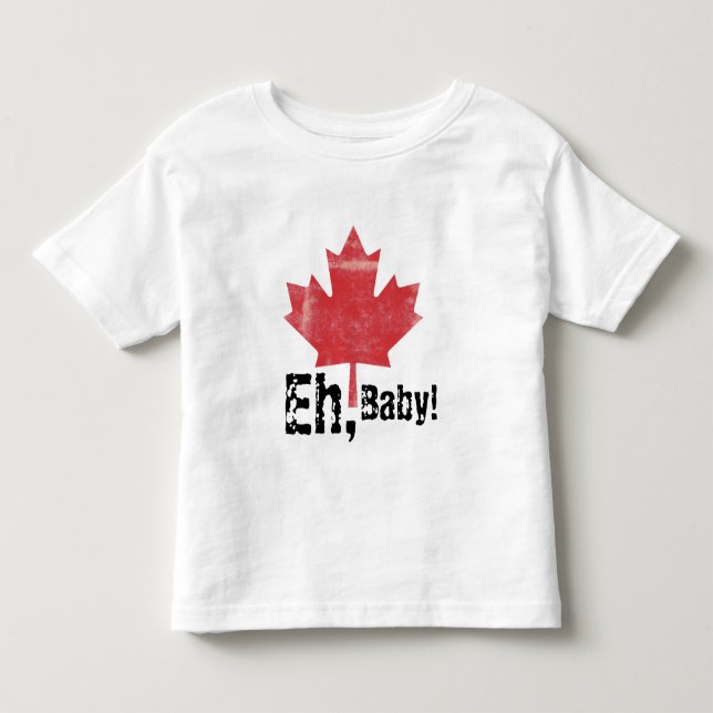 T-shirt Pour Les Tous Petits Hein, bébé !  Conception faite canadienne d'enfant (Devant)