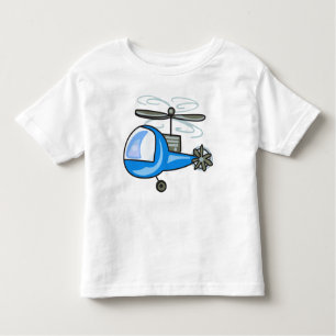 T-shirt Pour Les Tous Petits Hélicoptère pour enfants