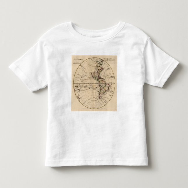 T-shirt Pour Les Tous Petits Hémisphère de l'ouest 3 (Devant)