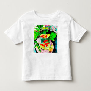 T-shirt Pour Les Tous Petits Henri Matisse, Le poisson rouge, dessin numérique