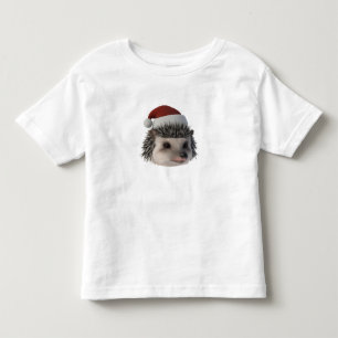 T-shirt Pour Les Tous Petits Hérisson De Noël Ou Opossum Portant Le Costum Père