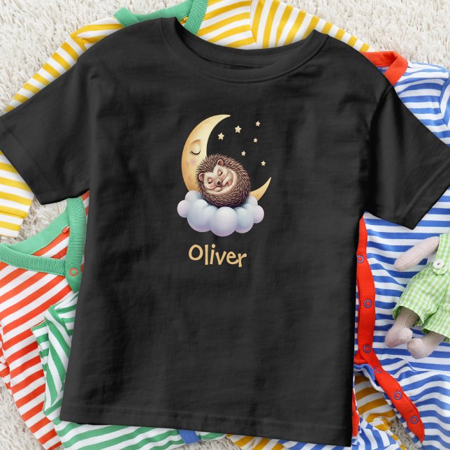 T-shirt Pour Les Tous Petits Hérisson Mignon Endormi (Créateur téléchargé)