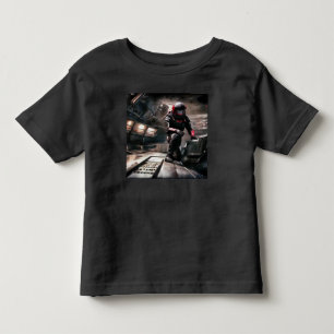 T-shirt Pour Les Tous Petits Héros SF à bord du vaisseau spatial 3