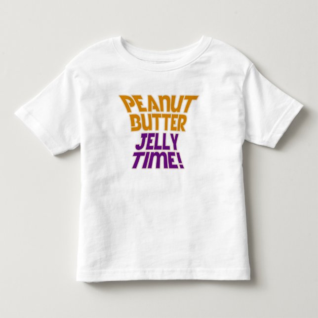 T-shirt Pour Les Tous Petits Heure de gelée de beurre d'arachide (Devant)