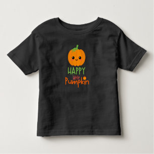 T-shirt Pour Les Tous Petits Heureux petit Citrouille