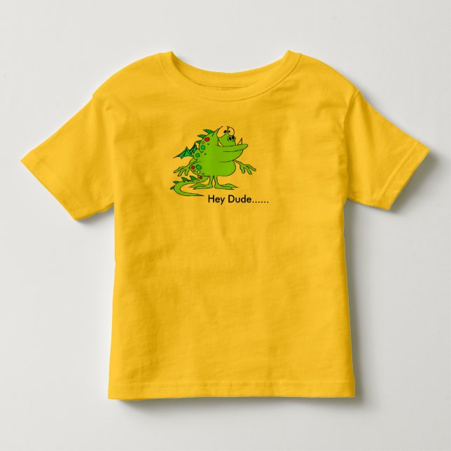 T-shirt Pour Les Tous Petits Hey Mec....... Tee (Devant)