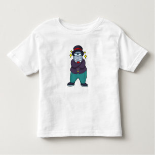 T-shirt Pour Les Tous Petits Hippo en forme de groom avec Suit.PNG