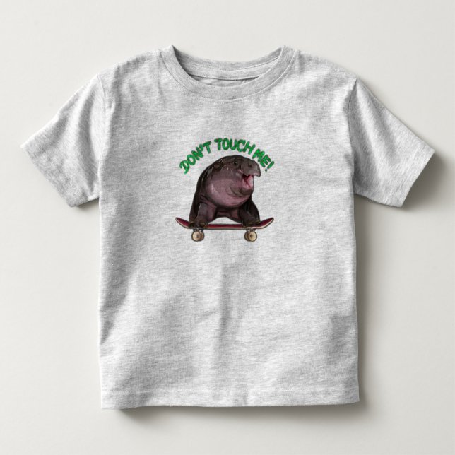T-shirt Pour Les Tous Petits hippopotame Moodeng (Devant)