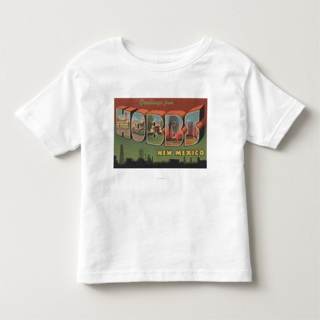 T-shirt Pour Les Tous Petits Hobbs, Nouveau Mexique - grandes scènes 2 de (Devant)