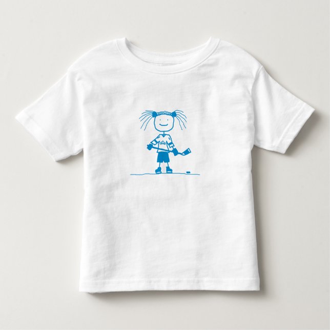 T-shirt Pour Les Tous Petits Hockey sur bâche BLU (Devant)