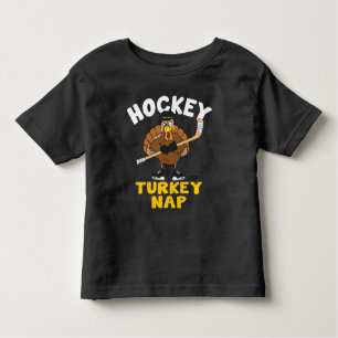 T-shirt Pour Les Tous Petits Hockey Turquie Nap Thanksgiving