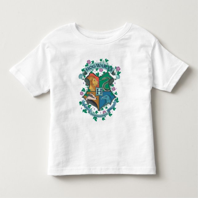 T-shirt Pour Les Tous Petits HOGWARTS™ Floral Crest (Devant)