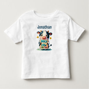 T-shirt Pour Les Tous Petits Holy Cow, j'ai deux ans !