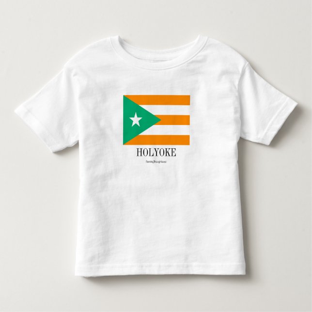 T-shirt Pour Les Tous Petits Holyoke Meltingpot drapeau d'usure active (Devant)