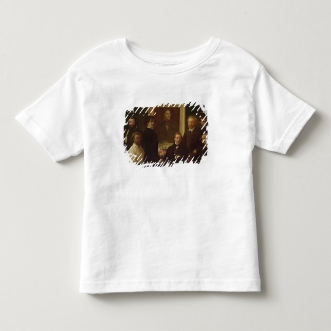 T-shirt Pour Les Tous Petits Hommage à Delacroix, 1864 (Devant)
