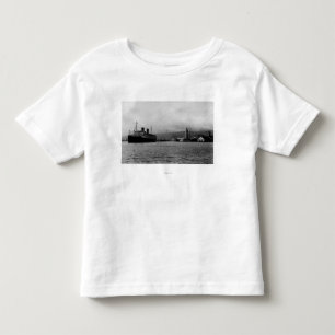 T-shirt Pour Les Tous Petits Honolulu, Hawaï - vue de Honolulu