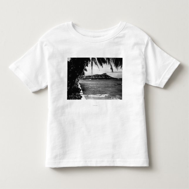T-shirt Pour Les Tous Petits Honolulu, Hawaï - vue de tête de diamant (Devant)