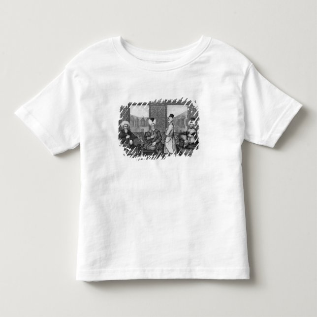 T-shirt Pour Les Tous Petits Honorables de tabouret (Devant)