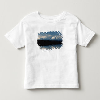 T-shirt Pour Les Tous Petits Horizon de lac mirror avec la forêt et les