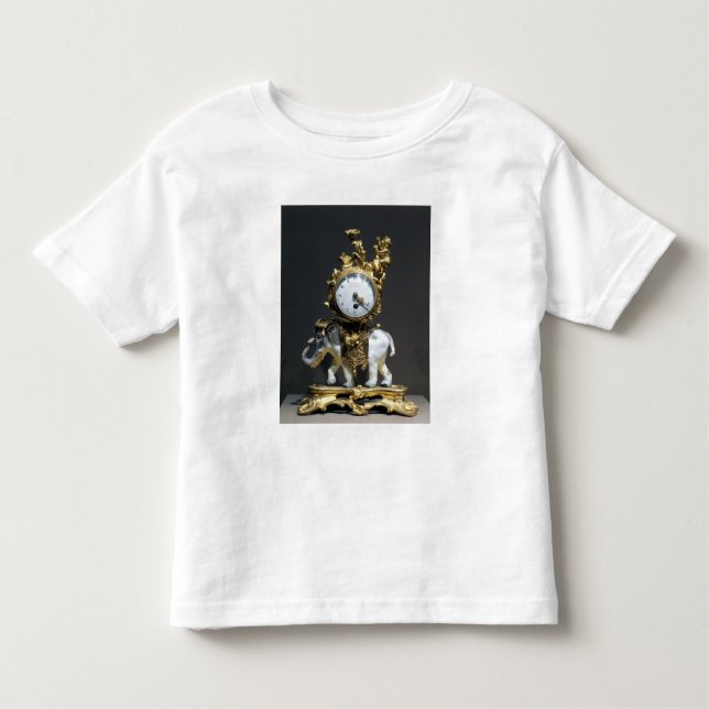 T-shirt Pour Les Tous Petits Horloge de bureau (Devant)