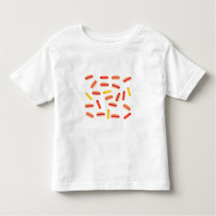 T-shirt Pour Les Tous Petits Hot Dog Fast Food Motif barbecue