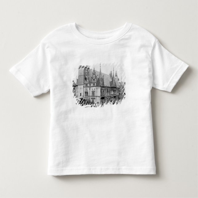 T-shirt Pour Les Tous Petits Hôtel de ville, Breslau Pologne, c.1910 (Devant)