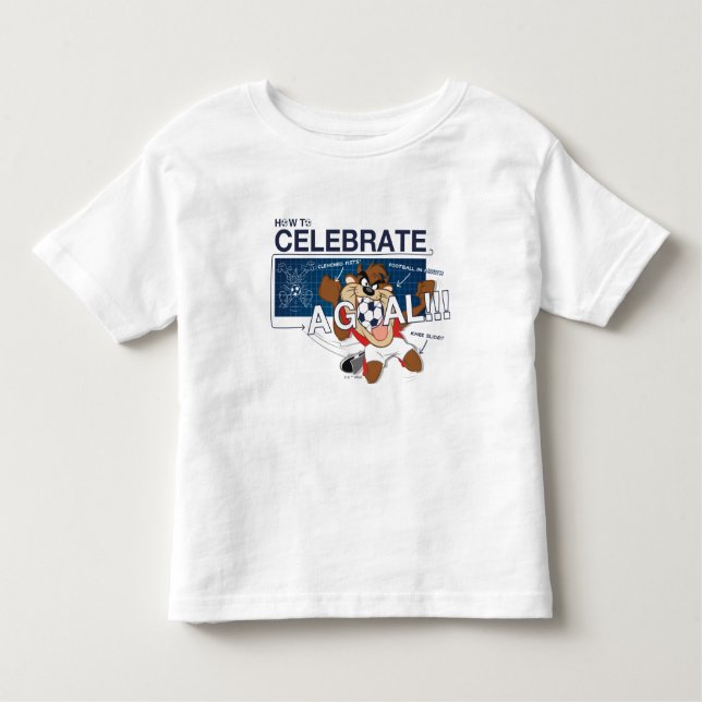 T-shirt Pour Les Tous Petits How to Celebrate a Goal With TAZ™ (Devant)