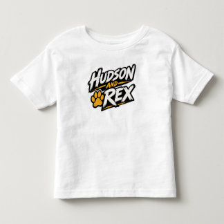T-shirt Pour Les Tous Petits Hudson et Rex