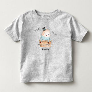 T-shirt Pour Les Tous Petits Humpty Dumpty Personnalisé