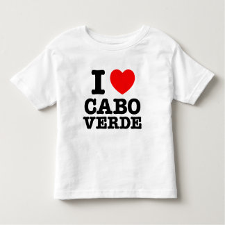 T-shirt Pour Les Tous Petits I coeur Cabo Verde