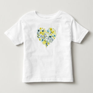 T-shirt Pour Les Tous Petits I floral sincère