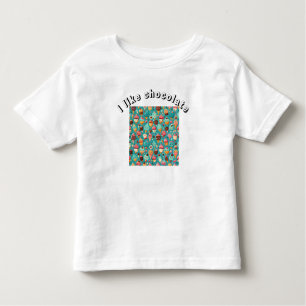 T-shirt Pour Les Tous Petits I like chocolate I like ice cream
