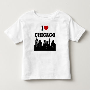 T-shirt Pour Les Tous Petits I Love Chicago