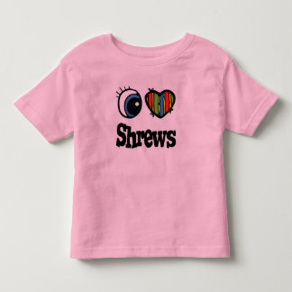 T-shirt Pour Les Tous Petits I Love (Heart Shrews)