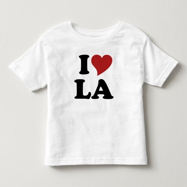 T-shirt Pour Les Tous Petits I Love LA (Devant)