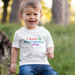 T-shirt Pour Les Tous Petits I Love My Neurotypical Funny Autism Cute<br><div class="desc">J'aime ma mère névrotypical hummor is written dans le colorful text on this funny autism kids t-shirt. A cute autistic toddler tee for a neurodiverse child. Embrace neurodiversity in people.</div>