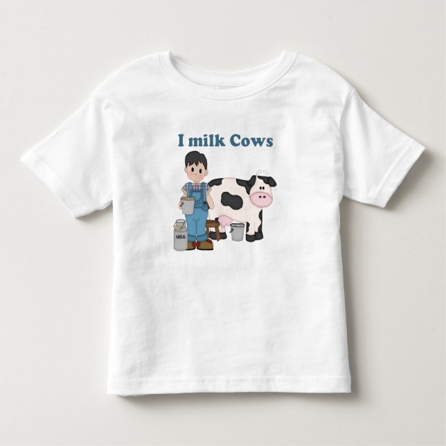 T-shirt Pour Les Tous Petits I Vaches laitières (Devant)
