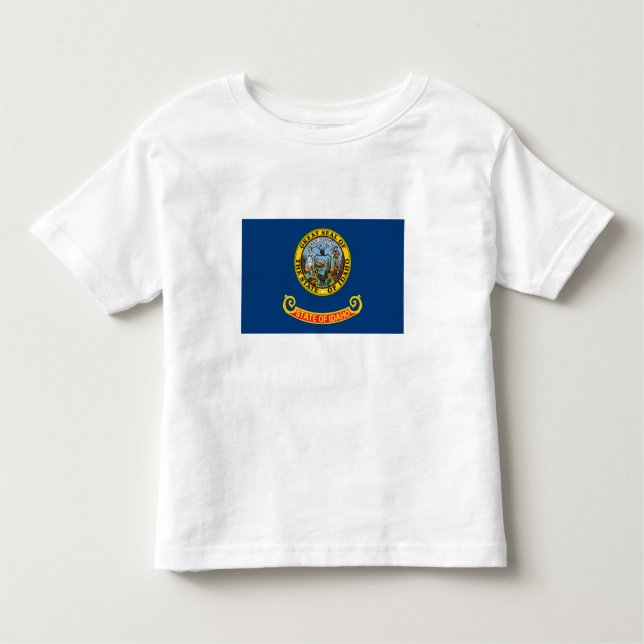 T-shirt Pour Les Tous Petits Idaho State Flag (Devant)