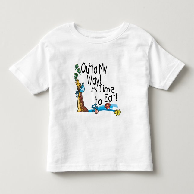 T-shirt Pour Les Tous Petits Il est temps de manger 2 (Devant)