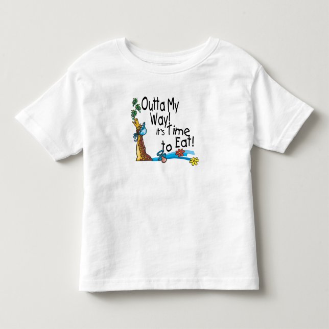 T-shirt Pour Les Tous Petits Il est temps de manger 2 (Devant)