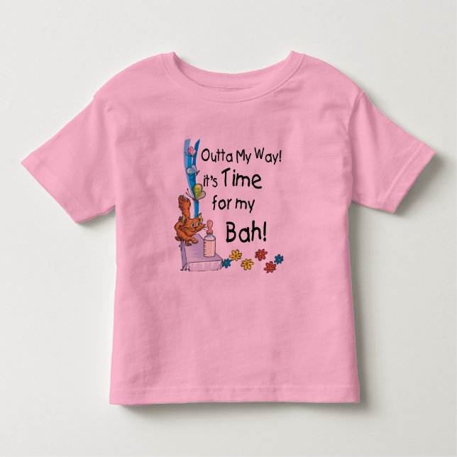 T-shirt Pour Les Tous Petits Il est temps pour My Bah (Devant)
