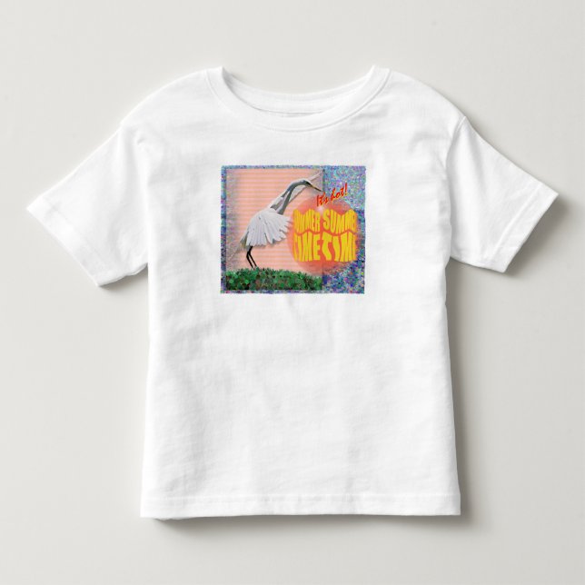 T-shirt Pour Les Tous Petits Il fait chaud ! (Devant)