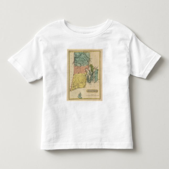 T-shirt Pour Les Tous Petits Île de Rhode 7 (Devant)