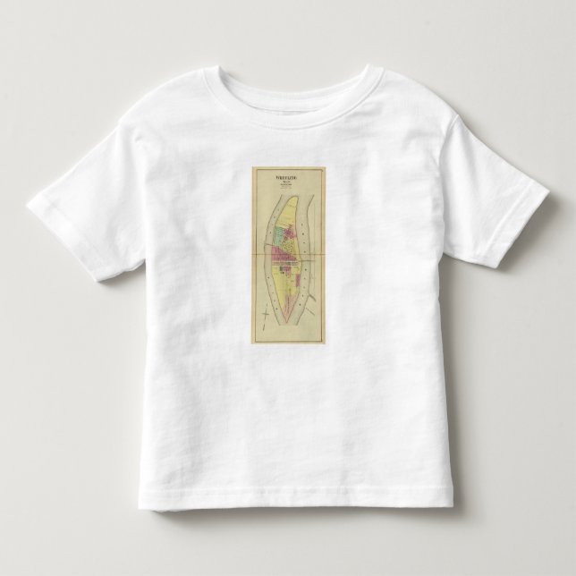 T-shirt Pour Les Tous Petits Île de roulement (Devant)