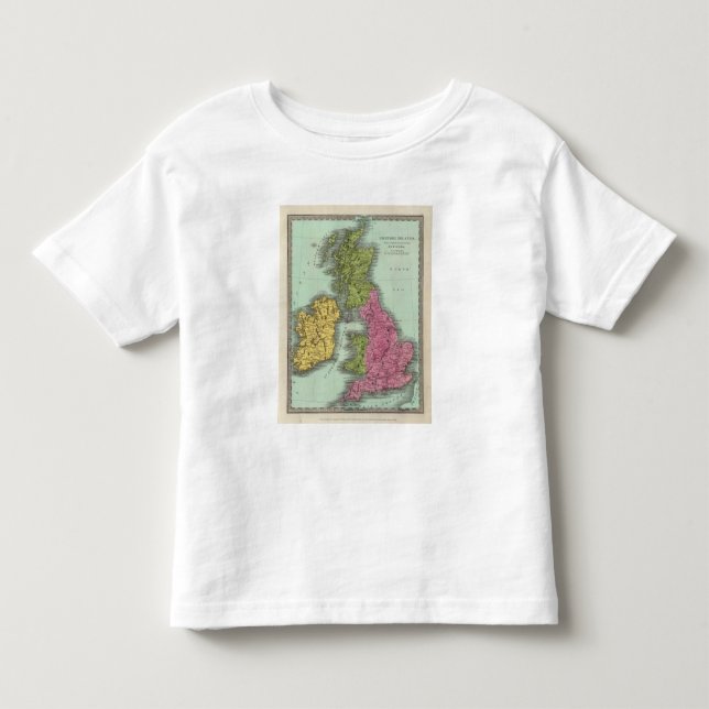 T-shirt Pour Les Tous Petits Îles britanniques 2 (Devant)