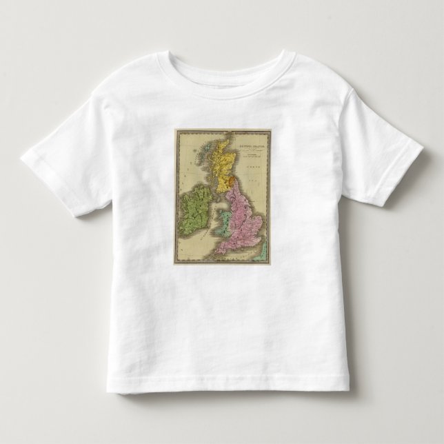 T-shirt Pour Les Tous Petits Îles britanniques 3 (Devant)